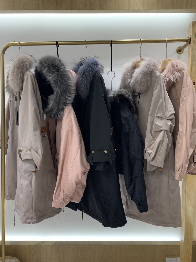 5%,毛领中长款53%香港大牌[mili] 派克大衣以时尚简约,大气