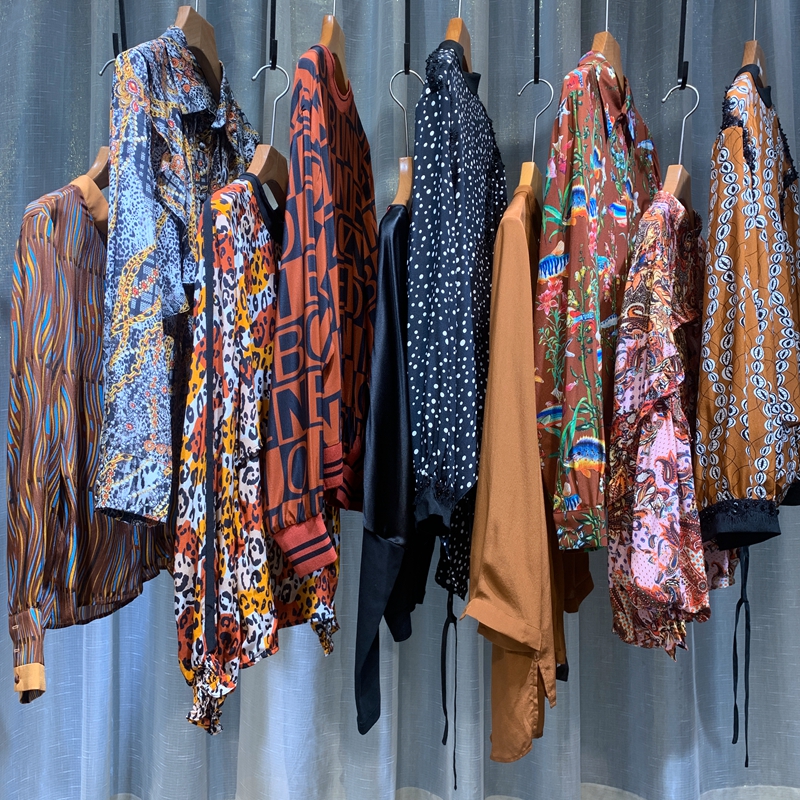 售罄￥69欧宝狮真丝上衣20秋